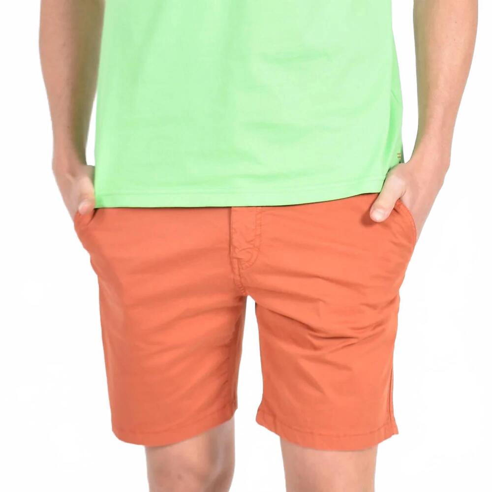 NEW EIGHT X slim fit chino shorts in terracotta